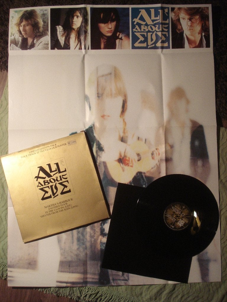 All About Eve 12" Vinyl Limited Edition Pack + Poster, Ophalen of Verzenden, Zo goed als nieuw, 12 inch, Rock en Metal