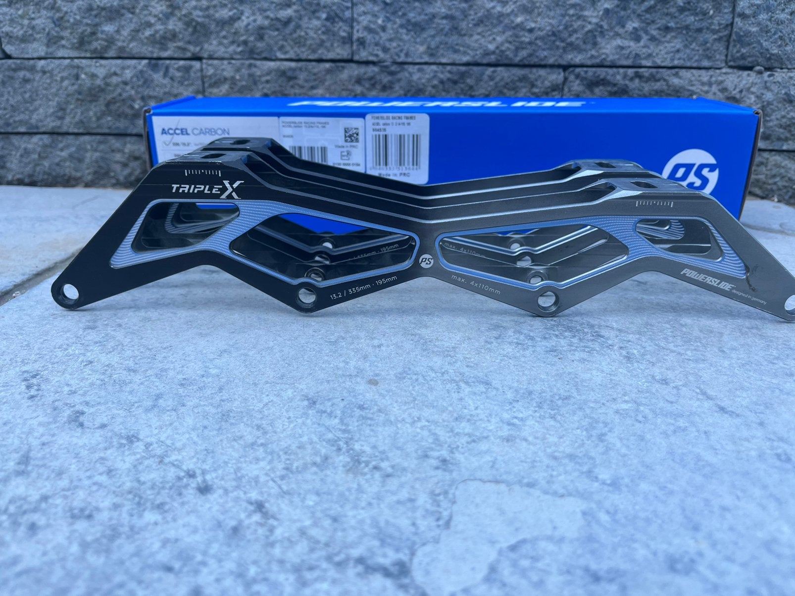 Powerslide Triple X 13.2” 4x110 Frame | Zeer nette staat, Verstelbaar, Kinderen, Ophalen of Verzenden, Zo goed als nieuw