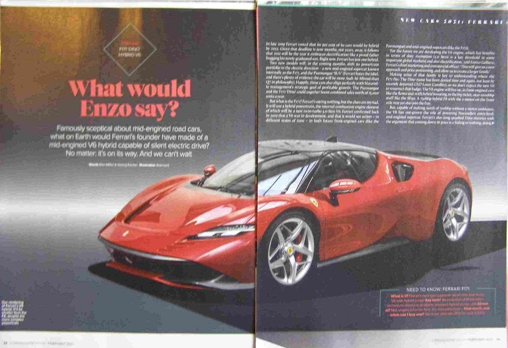Ferrari 296 GTB / GTS  (Type F171) ? 20x autotest lezen, Ophalen, Gelezen, Ferrari