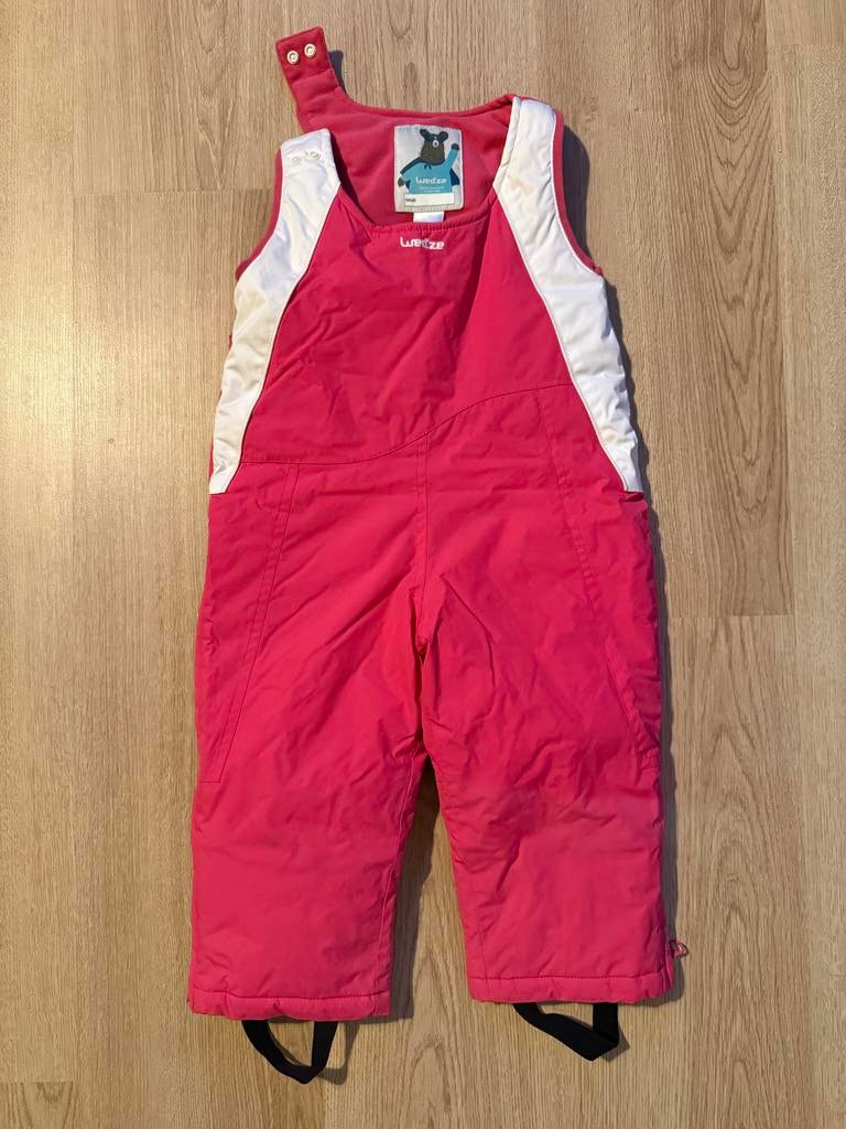 Roze Wed'ze Skibroek voor Kinderen, Ophalen, Zo goed als nieuw, Maat 34 (XS) of kleiner, Broek