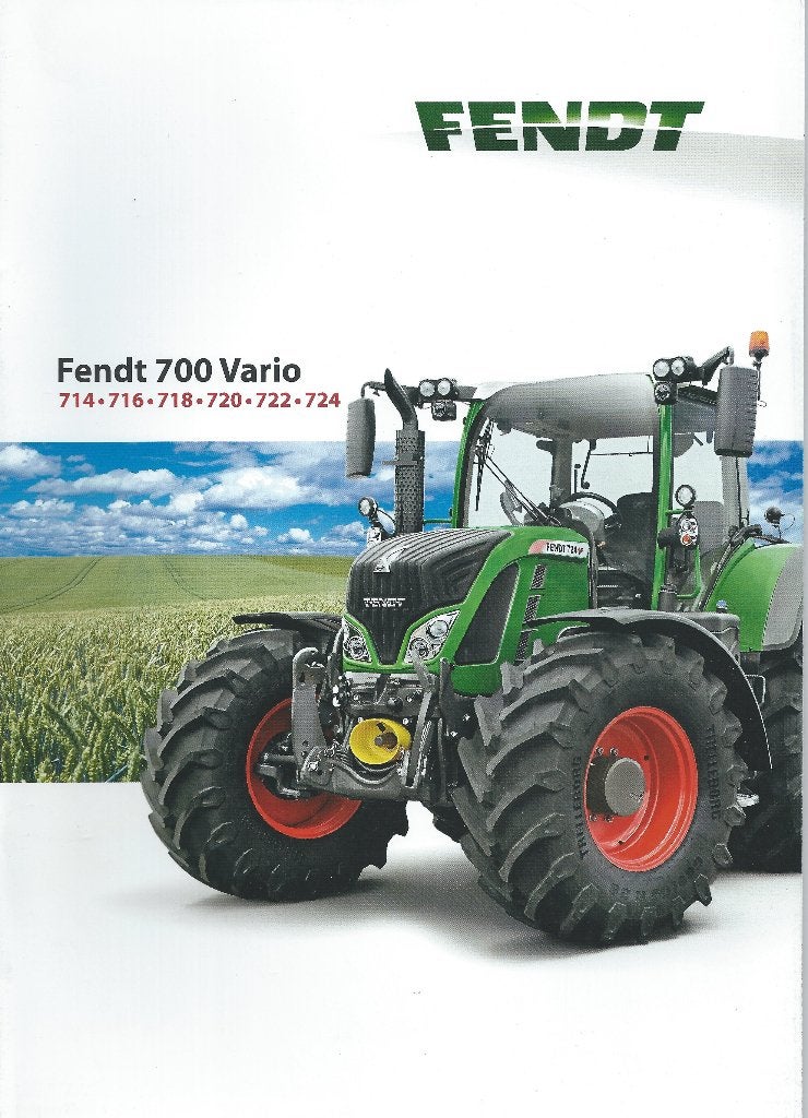 Folder Fendt Vario 700, Ophalen of Verzenden, Gelezen, Tractor en Landbouw