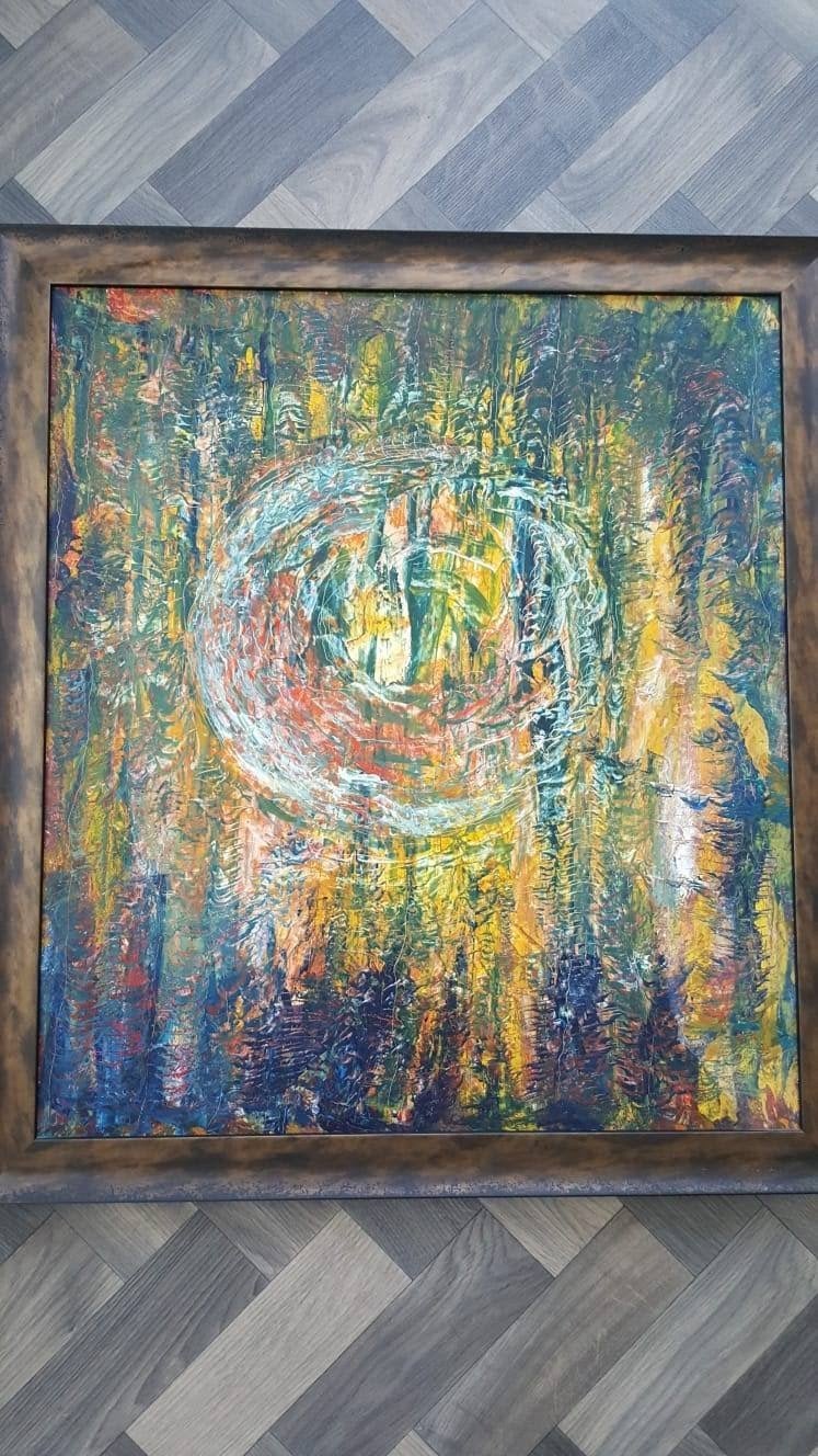 schilderij met lijst, Ophalen