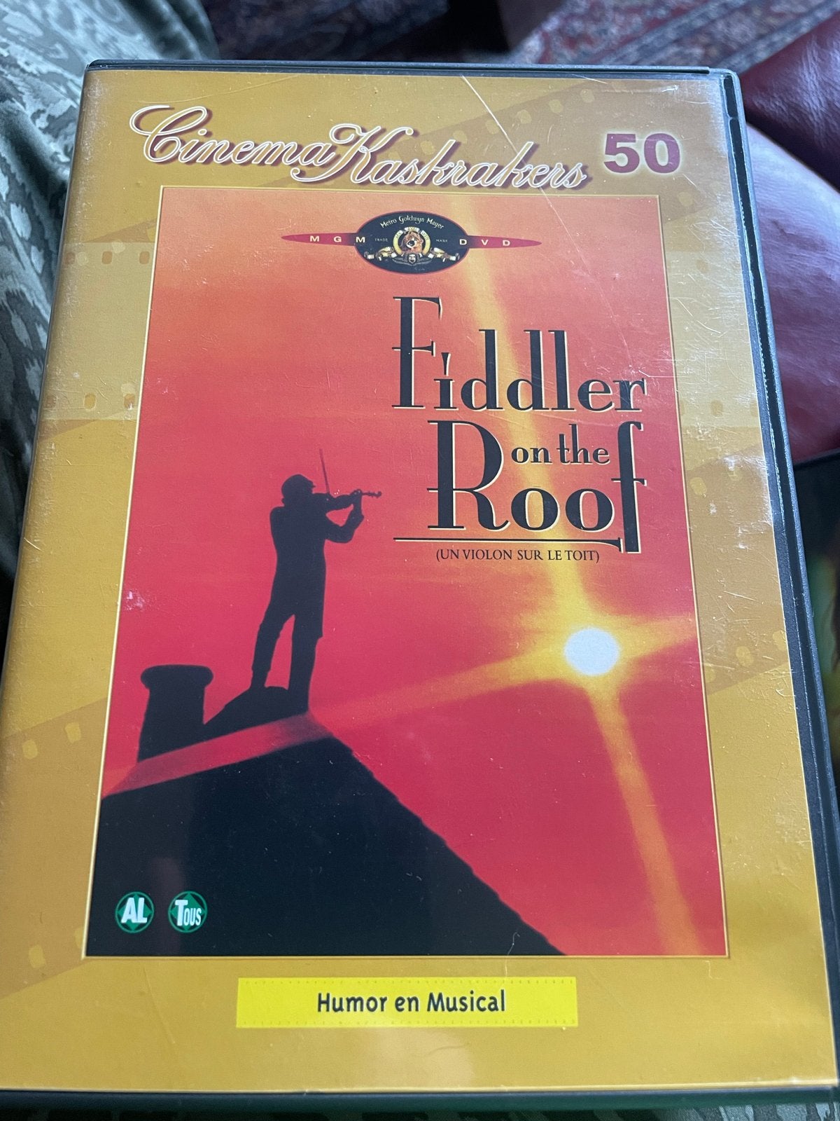 Fiddler On The Roof - Cinema Kaskrakers 50 DVD, Alle leeftijden, Nederlands, Ophalen of Verzenden, Gebruikt