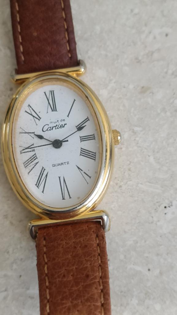 Vintage Cartier Must de Cartier Baignoire Dameshorloge, Ophalen of Verzenden