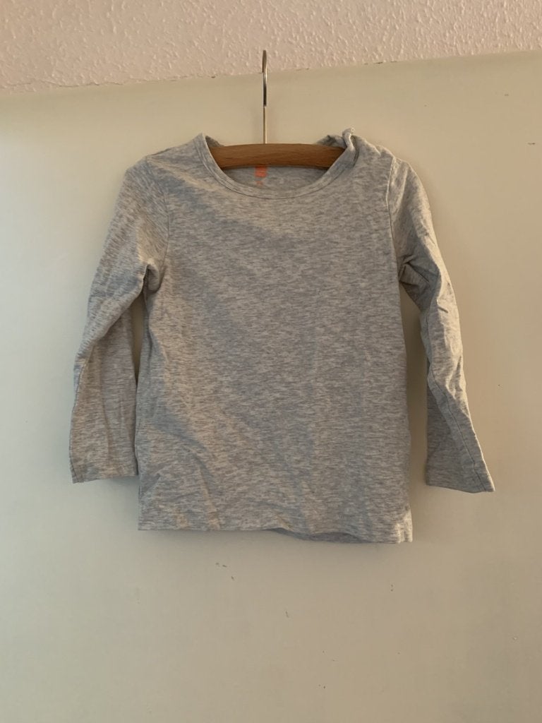Grijze shirt van de Hema. Maat 86, Kinderen en Baby's, Babykleding | Maat 86, Ophalen of Verzenden, Zo goed als nieuw, Hema, Jongetje