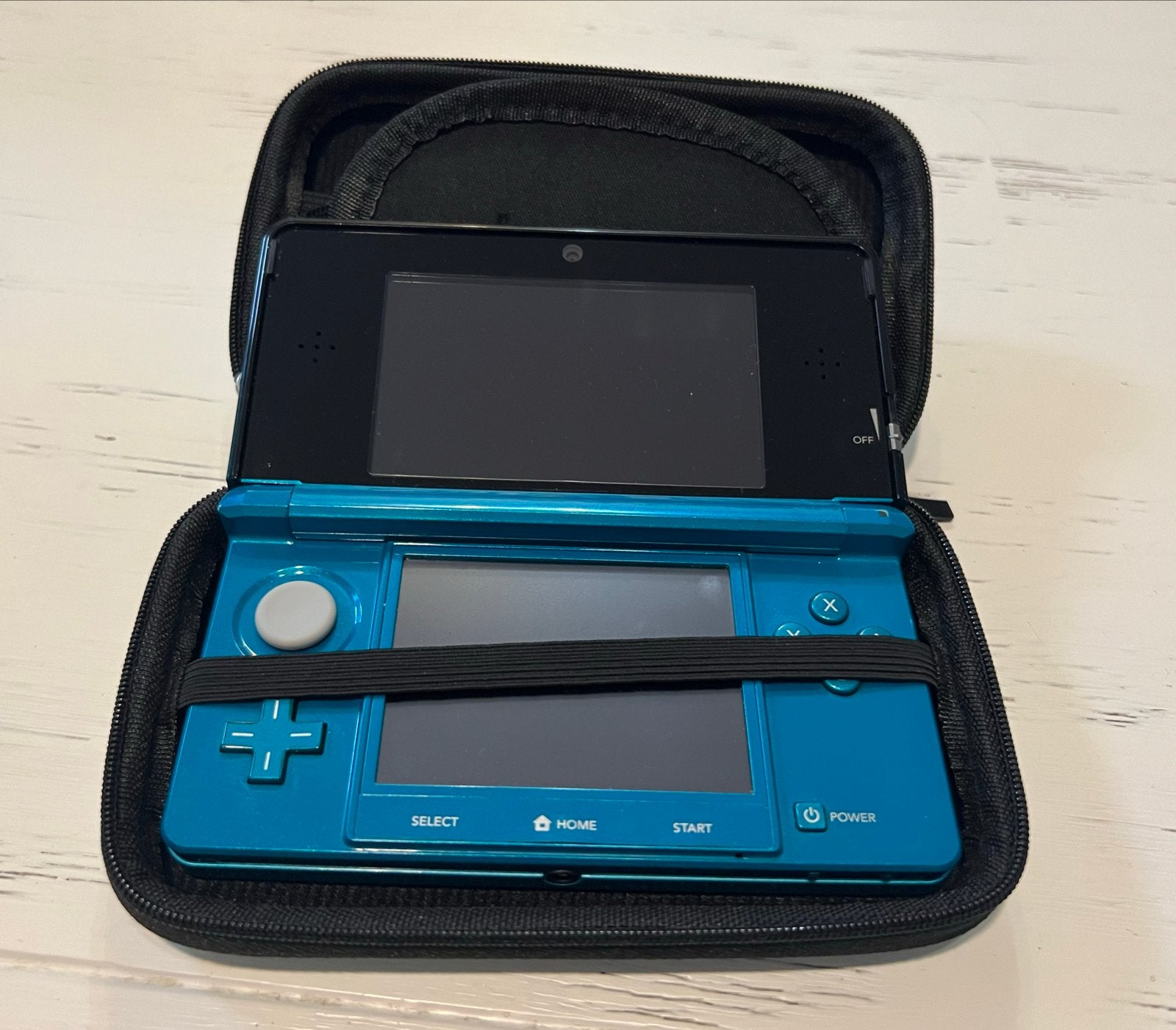 Nintendo 3DS Turquoise - Nieuwstaat met accessoires en games, Spelcomputers en Games, Spelcomputers | Nintendo 2DS en 3DS, Met games