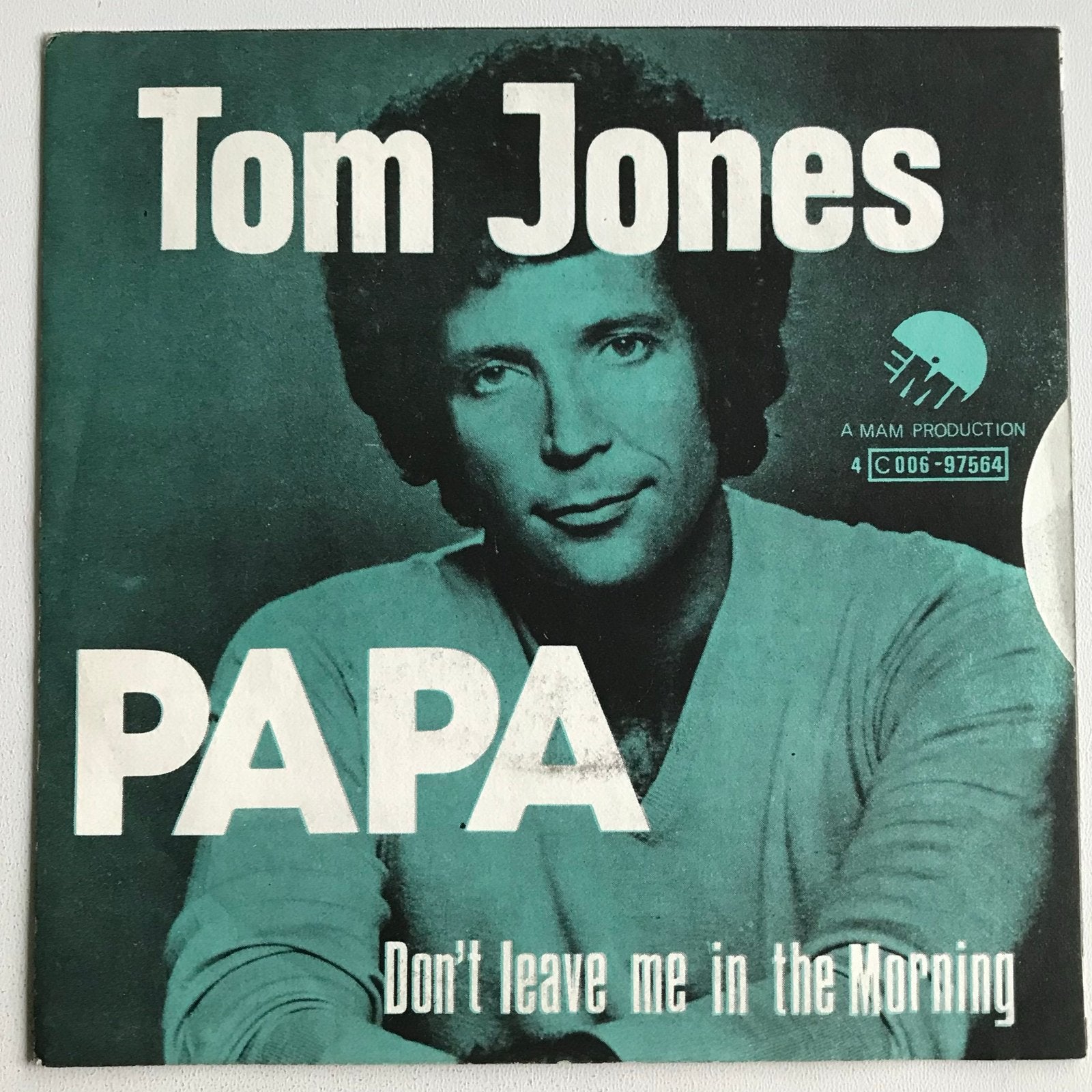 Tom Jones - Papa / Don't Leave Me In The Morning (7 inch vin, Gebruikt, 7 inch, Pop, EP