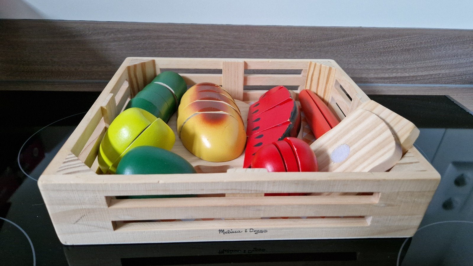 Melissa & Doug Houten Snijspeelgoed - Fruit & Brood, Kinderen en Baby's, Speelgoed | Houten speelgoed, Ophalen, Gebruikt