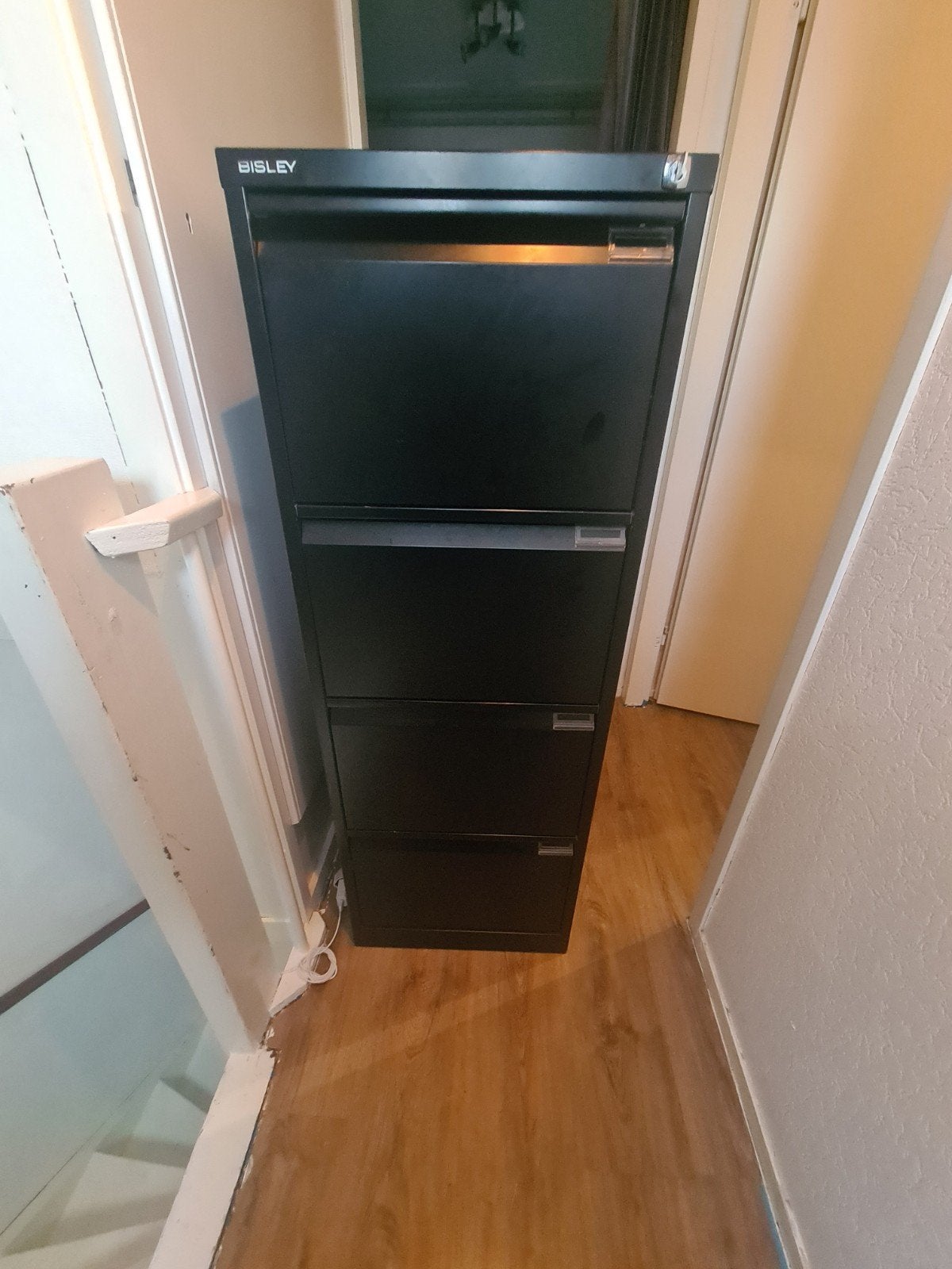 Bisley Archiefkast Zwart met 4 Lades, Ophalen of Verzenden, Gebruikt