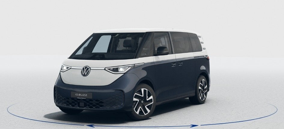 Volkswagen ID. Buzz Pro Bulli 79 kWh | 7 persoons | 20" lich, Auto's, Automaat, Blauw, 7 stoelen, Nieuw