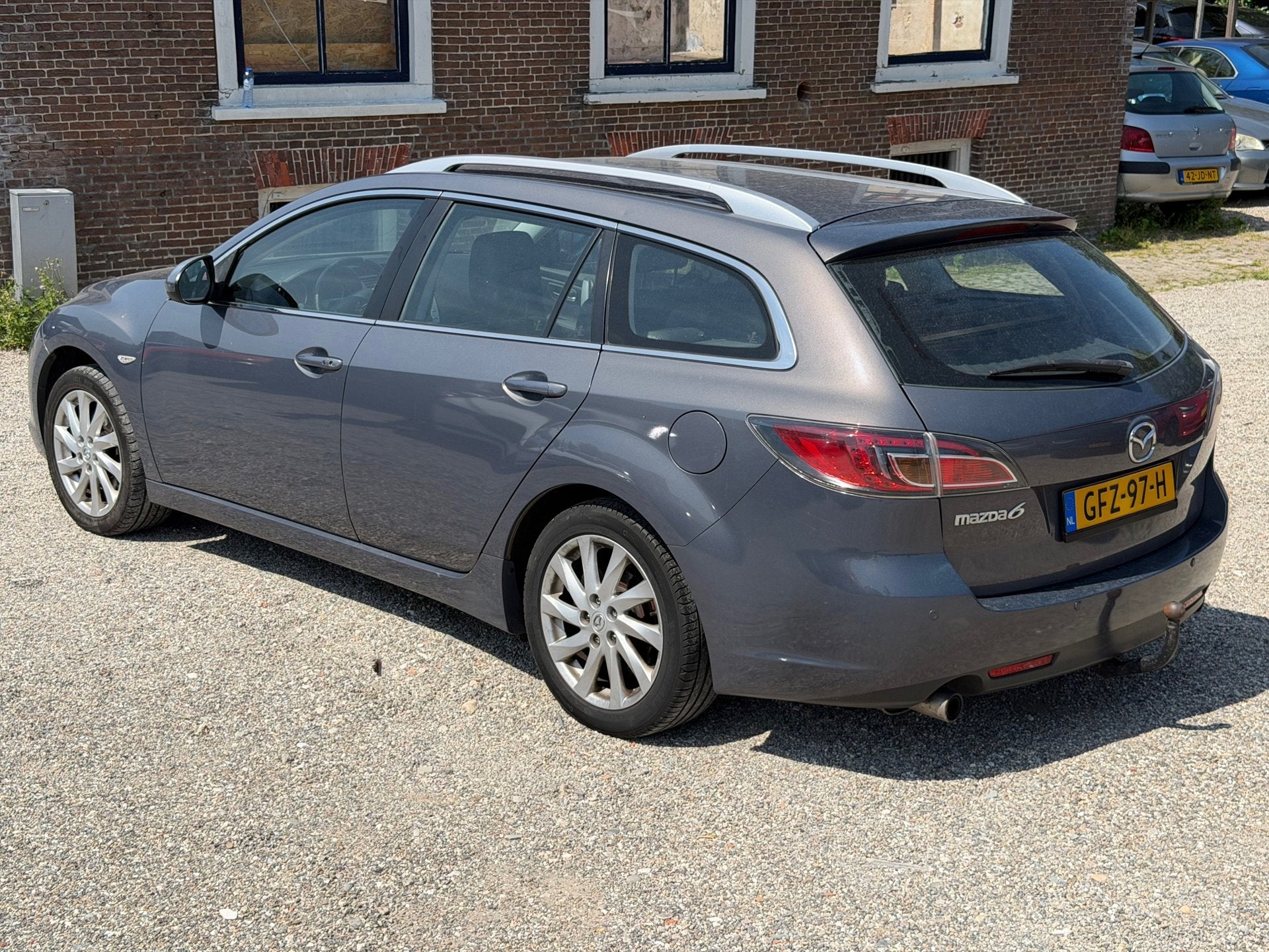 Mazda 6 Sportbreak 2.5 S-VT GT-M Leer Bose Clima Cruise PDC, Auto's, Zwart, 4 cilinders, 6 sportbreak, Leder