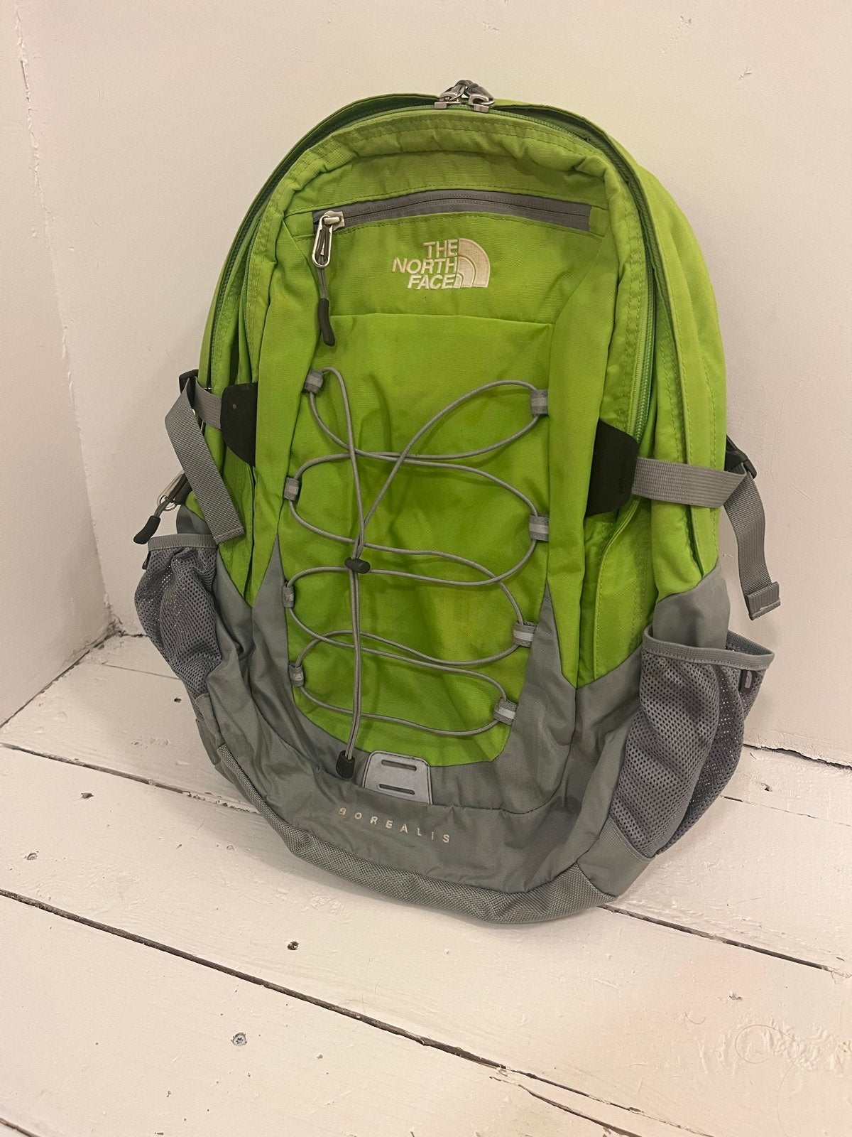 The North Face Borealis Rugzak - Groen/Grijs, Sieraden, Tassen en Uiterlijk, Tassen | Rugtassen, Gebruikt, 25 tot 40 cm, Ophalen of Verzenden