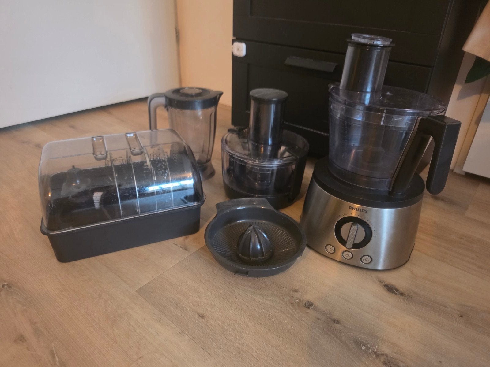 Philips HR7778 Foodprocessor, Witgoed en Apparatuur, Ophalen, Gebruikt, 3 snelheden of meer, 2 tot 3 liter