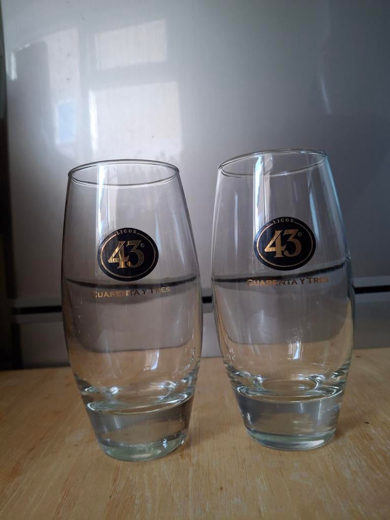 Licor 43 mix glazen, Verzamelen, Glas en Borrelglaasjes, Ophalen of Verzenden, Zo goed als nieuw, Overige typen