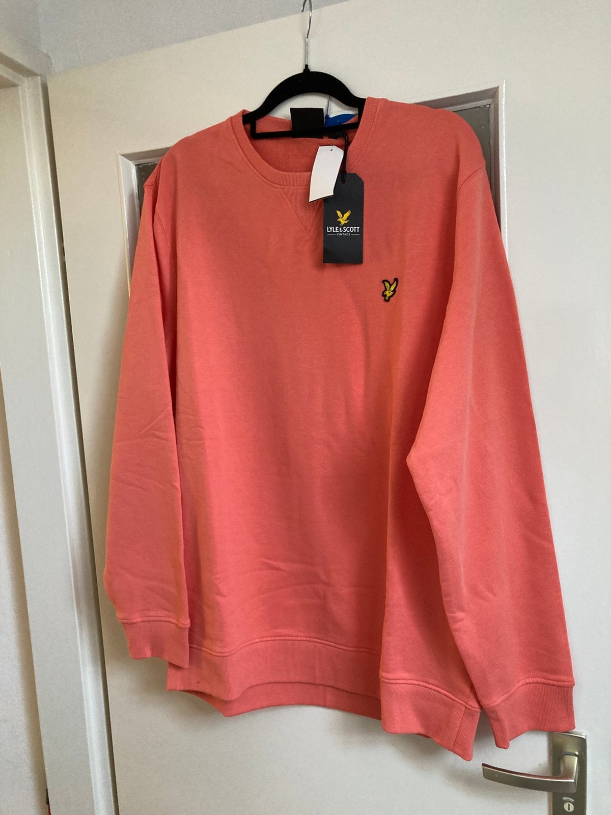 Zalm kleurige trui Lyle and Scott xxl (nieuw), Ophalen of Verzenden, Nieuw, Overige maten