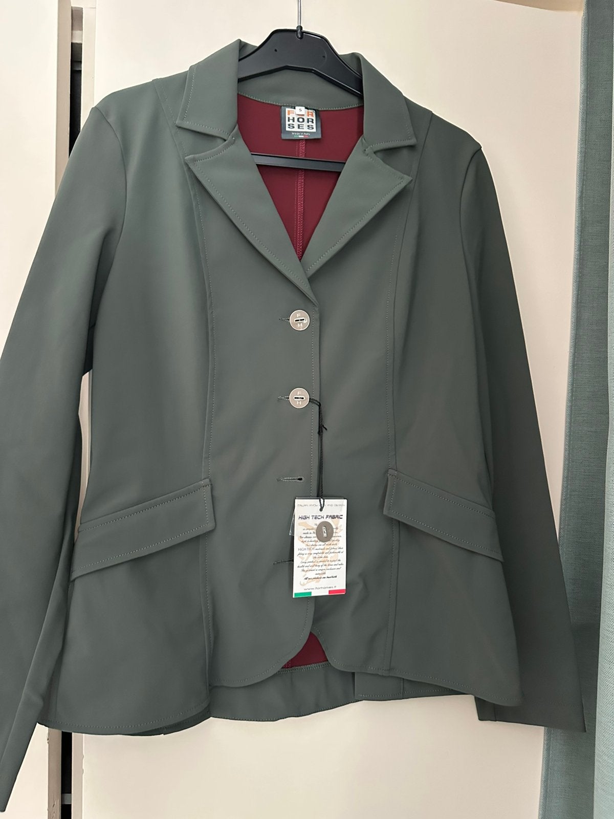 Nieuw paardrij jasje sage green, Ophalen, Nieuw, Dames, Bovenkleding