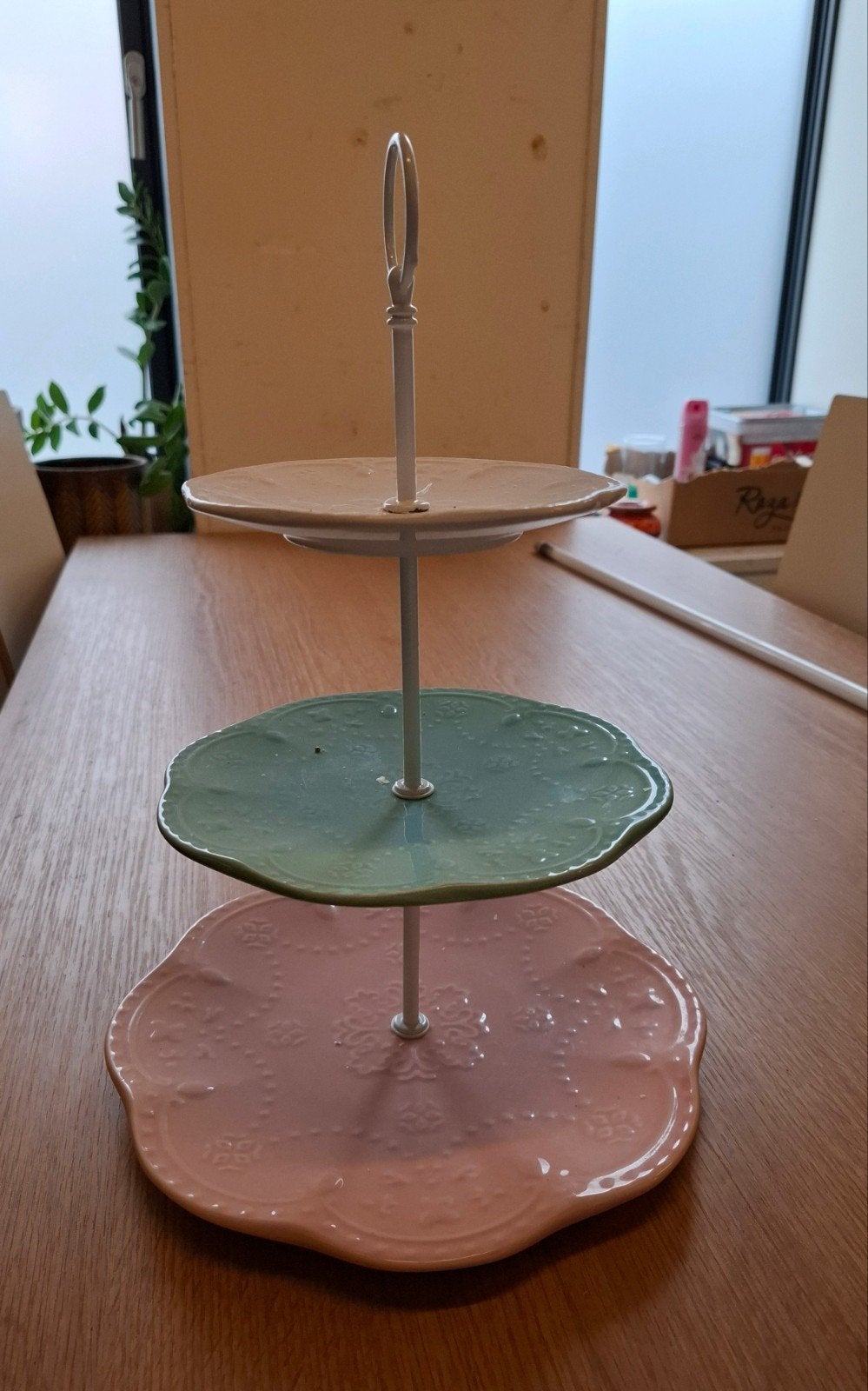 Etagère - 3 plateaus, Etagère, Demontabel, Ophalen of Verzenden, Zo goed als nieuw