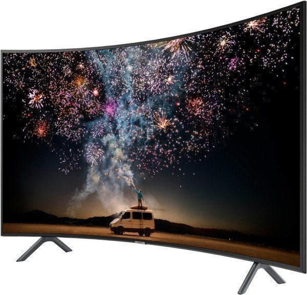 Samsung 55 inch 4K Smart TV Curved, LED, 50 Hz, Ophalen of Verzenden, Zo goed als nieuw