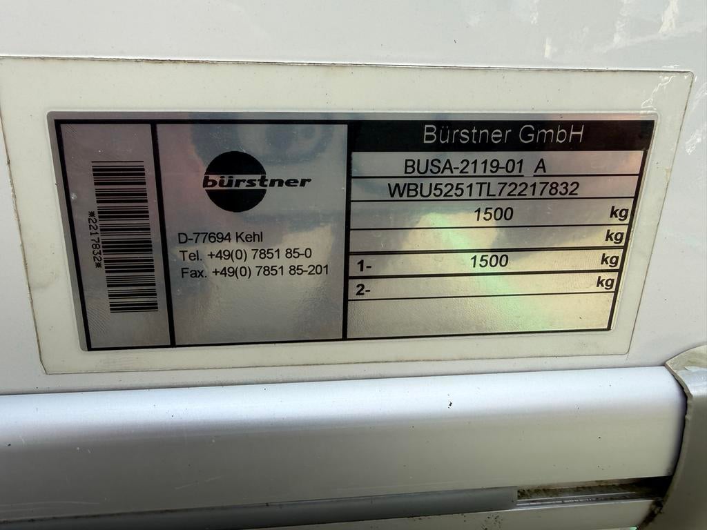 Caravan Bürstner Belcanto 525 TL 2007, Rondzit, Particulier, 1250 - 1500 kg, Tot en met 4