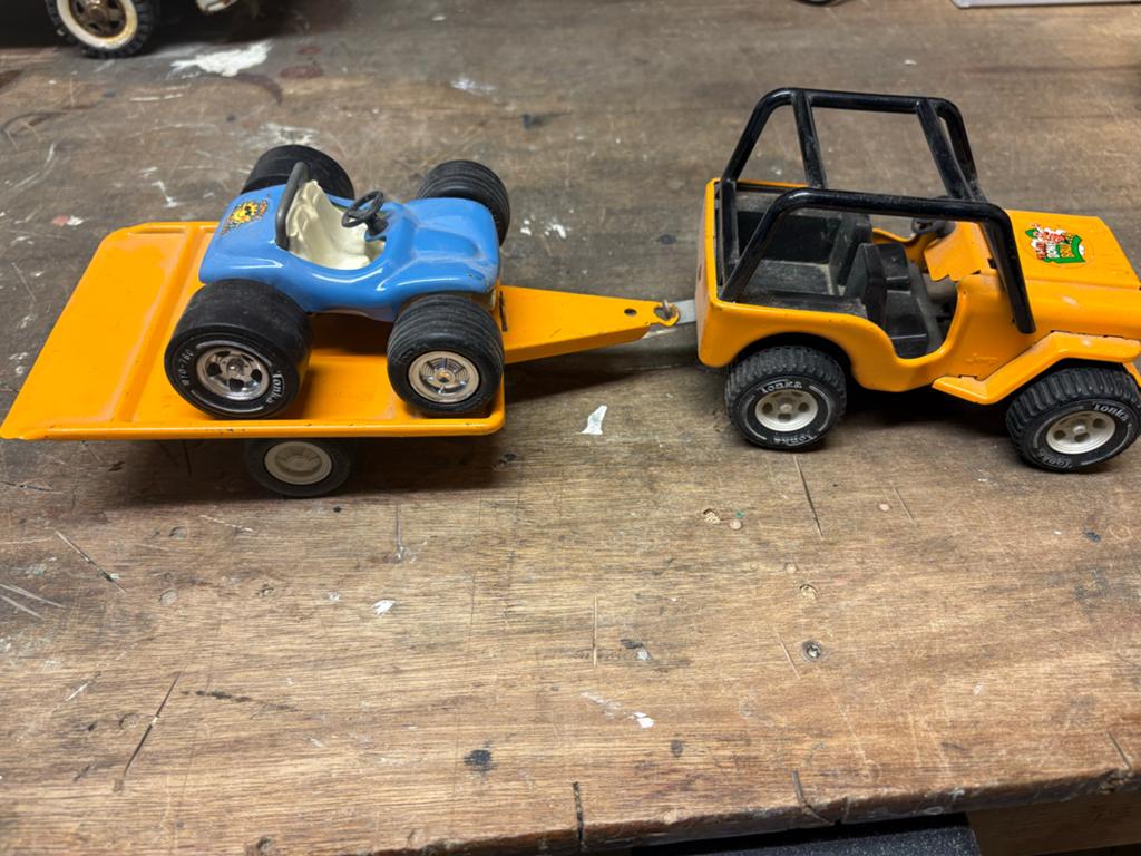 Tonka, beachset als jeugd mee gespeeld wel origineel, Antiek en Kunst, Antiek | Speelgoed, Ophalen of Verzenden