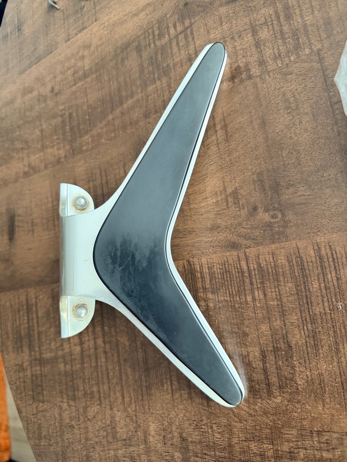 vintage boemerang deurgreep/deurkruk, Ophalen of Verzenden