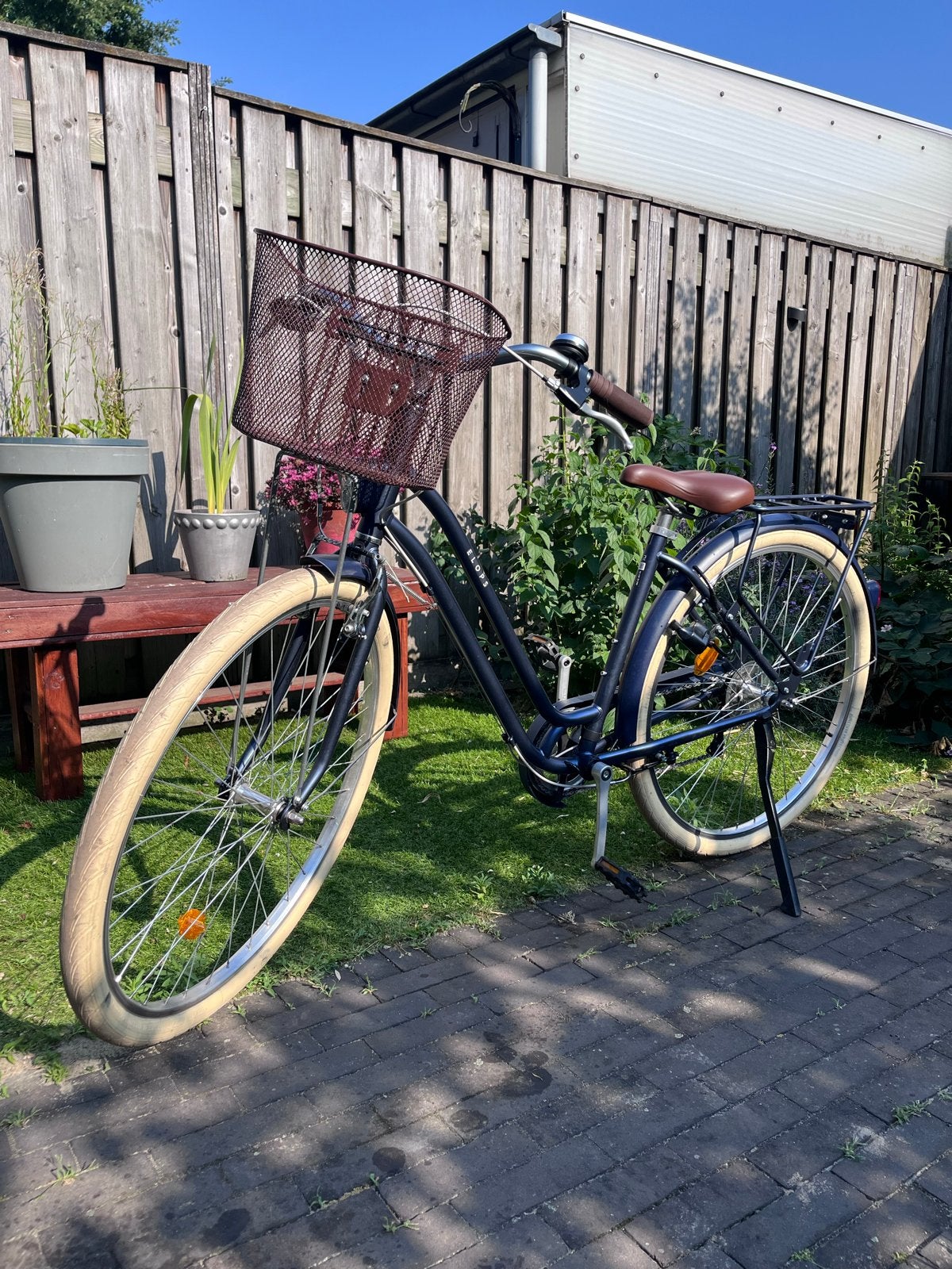 Elops 520 dames stadsfiets (S/M) - Zo goed als nieuw, Fietsen en Brommers, Fietsen | Dames | Damesfietsen, Velgrem, Versnellingen