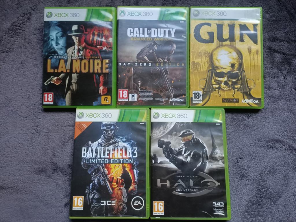 Pakket van 5 Xbox 360 Games Compleet met boekjes, Ophalen