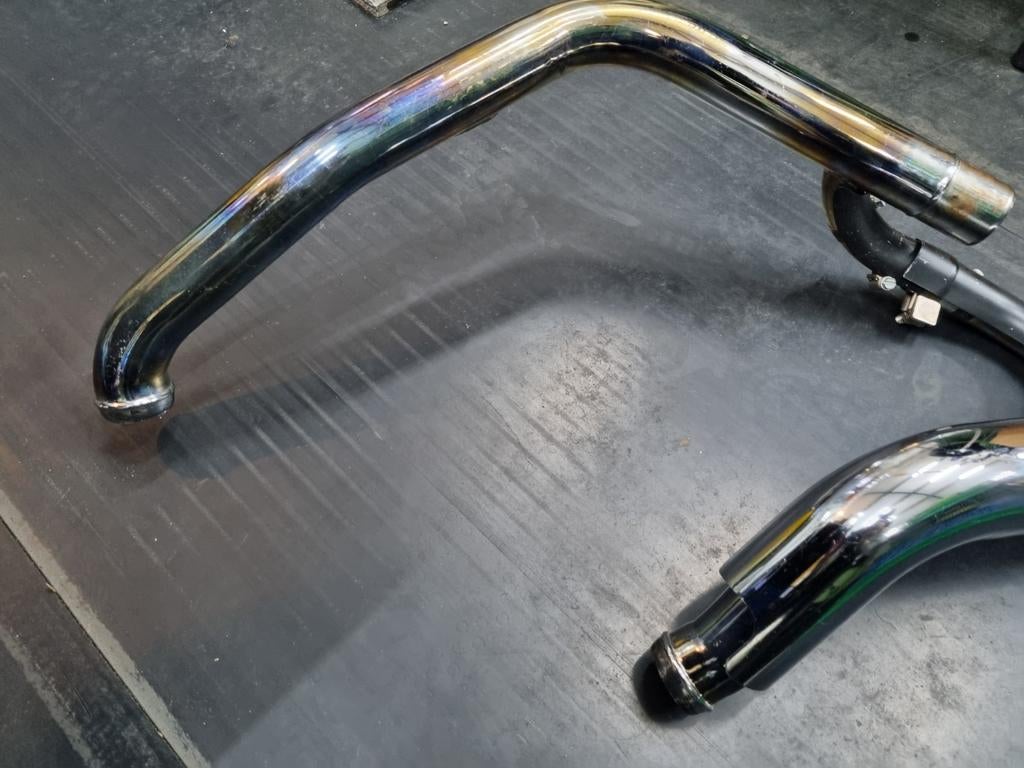 Uitlaat bochtenset Fatboy twincam, Motoren, Ophalen of Verzenden