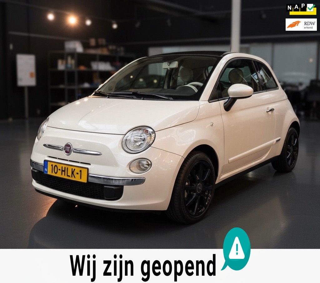 Fiat 500 1.4-16V Sport 100HP/NAP/AIRCO/LM VELGEN/PANO, Auto's, Voorwielaandrijving, Automatische klimaatregeling, 101 pk, Gebruikt