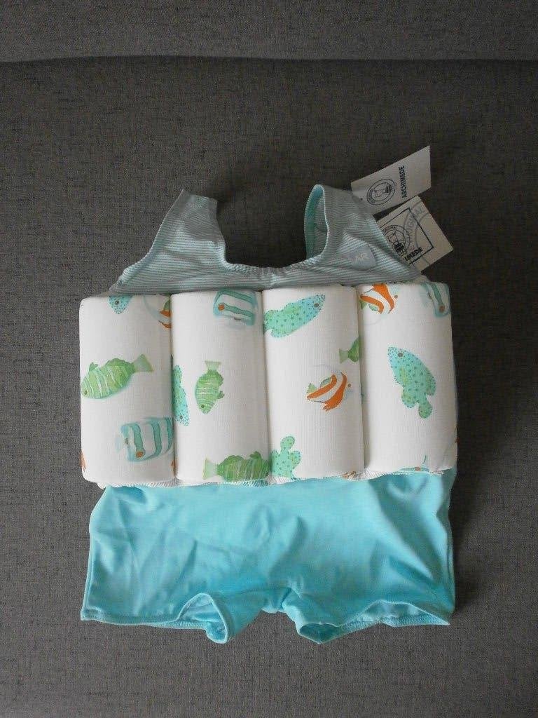 Drijfpakje 3 jaar blauw met vissen nieuw, Kinderen en Baby's, Archimede, Jongen of Meisje, One size, Badpak