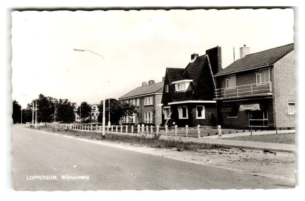 Loppersum, Wijmersweg, Ophalen of Verzenden, 1960 tot 1980, Ongelopen, Groningen