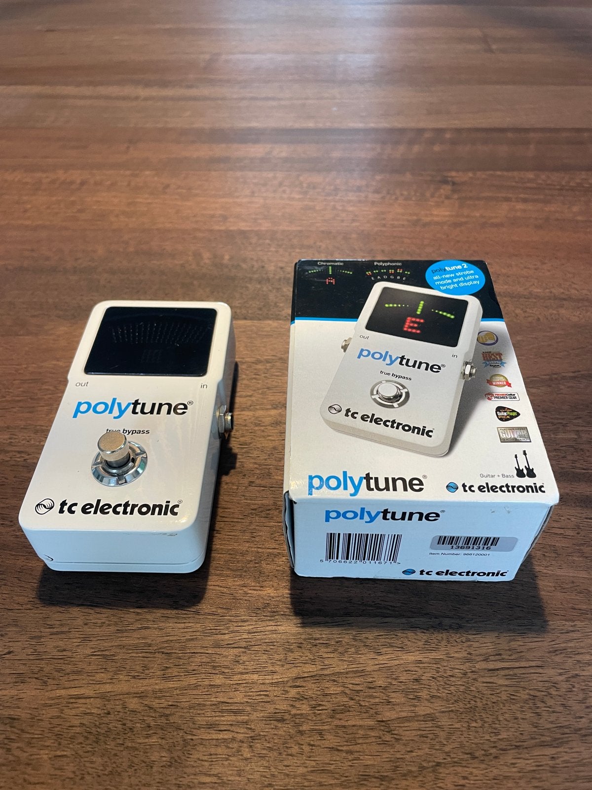 TC Electronic PolyTune 2 Tuner Pedaal, Muziek en Instrumenten, Ophalen, Zo goed als nieuw, Overige typen
