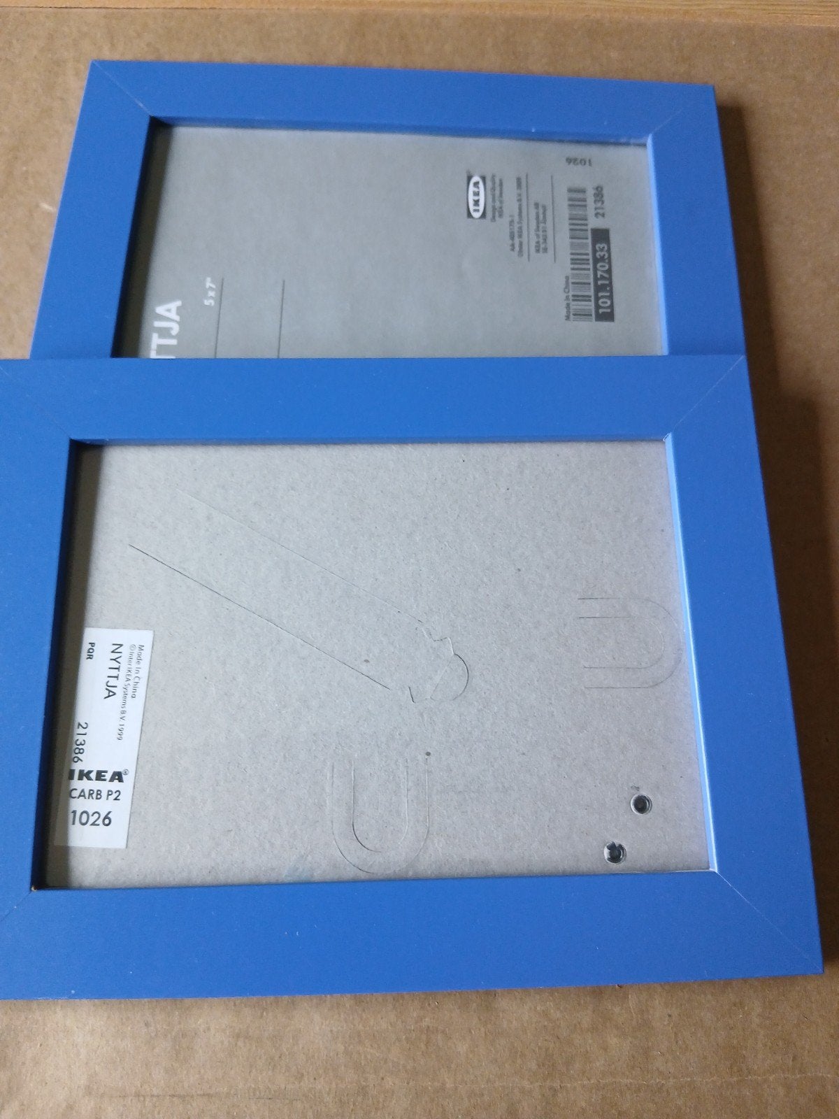 IKEA NYTTJA Fotolijsten - Blauw (13x18 cm), Hangend, Blauw, Ophalen of Verzenden, Zo goed als nieuw