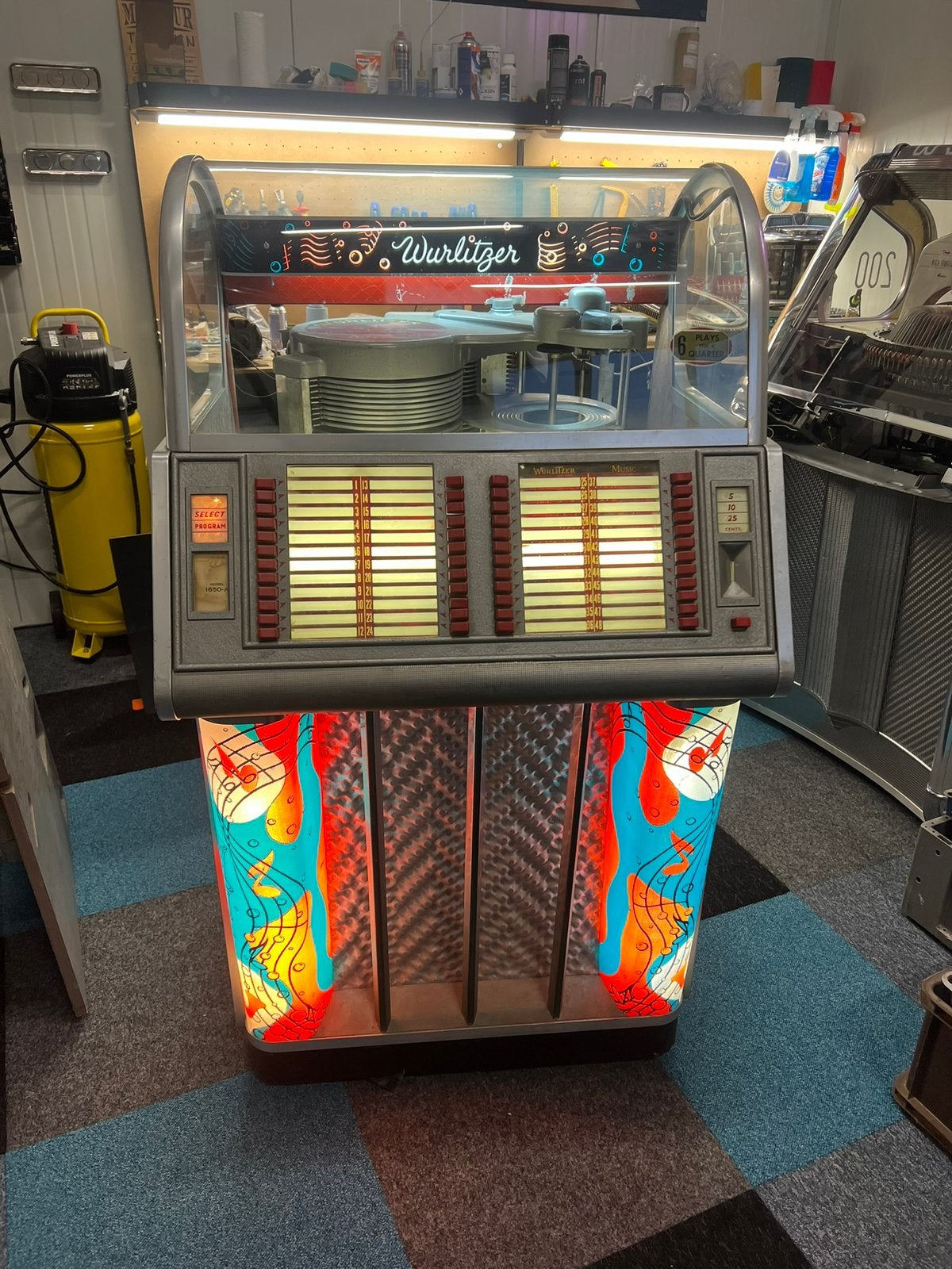 Wurlitzer 1650AF, Verzamelen, Automaten | Jukeboxen, Ophalen, Gebruikt, 1950 tot 1960, Wurlitzer