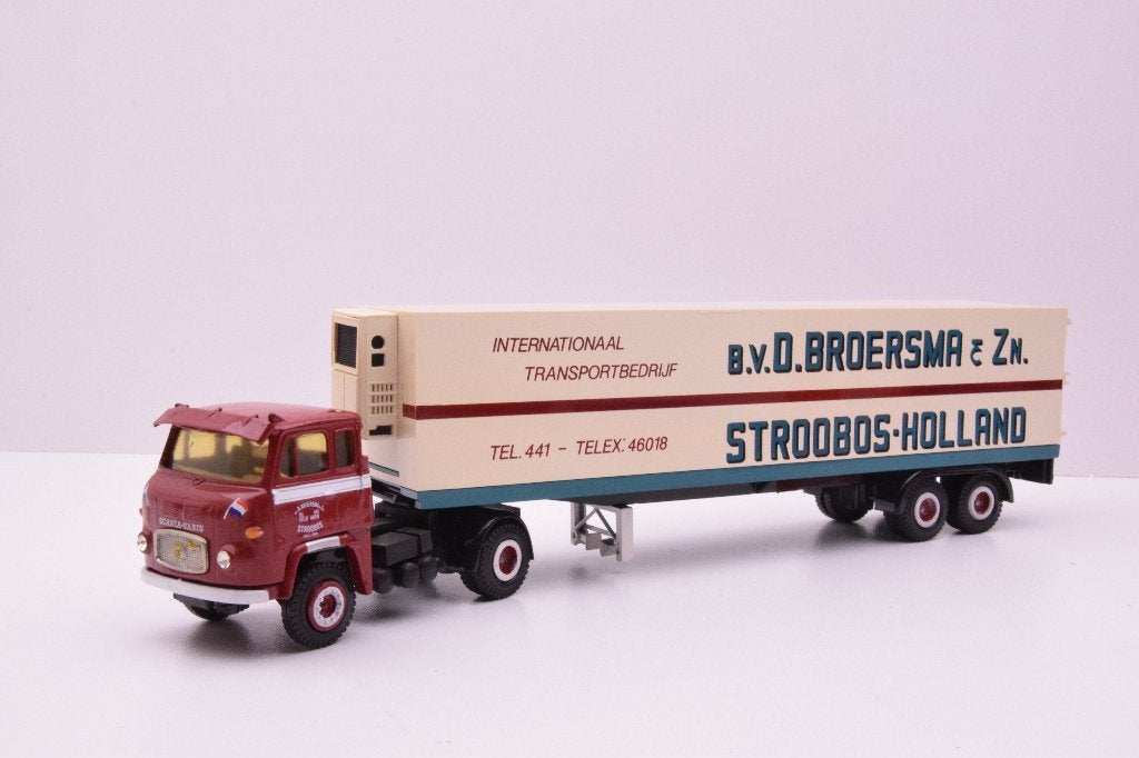 Scania LB 76  '' Broersma Transport ''  Tekno, Ophalen of Verzenden, Zo goed als nieuw, Bus of Vrachtwagen, Tekno
