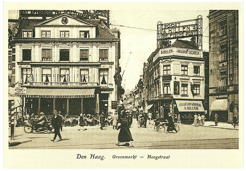 805341 s Gravenhage Groenmarkt Hoogstraat ca 1930O, Ophalen of Verzenden, 1980 tot heden, Ongelopen, Zuid-Holland