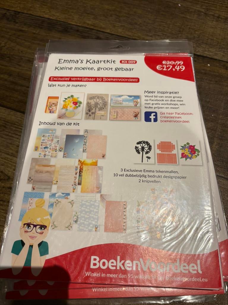 NiEUW ! Emma pakket nu 7,50 kleine moeite groot gebaar, Hobby en Vrije tijd, Kaarten | Zelf maken, Ophalen of Verzenden, Zo goed als nieuw
