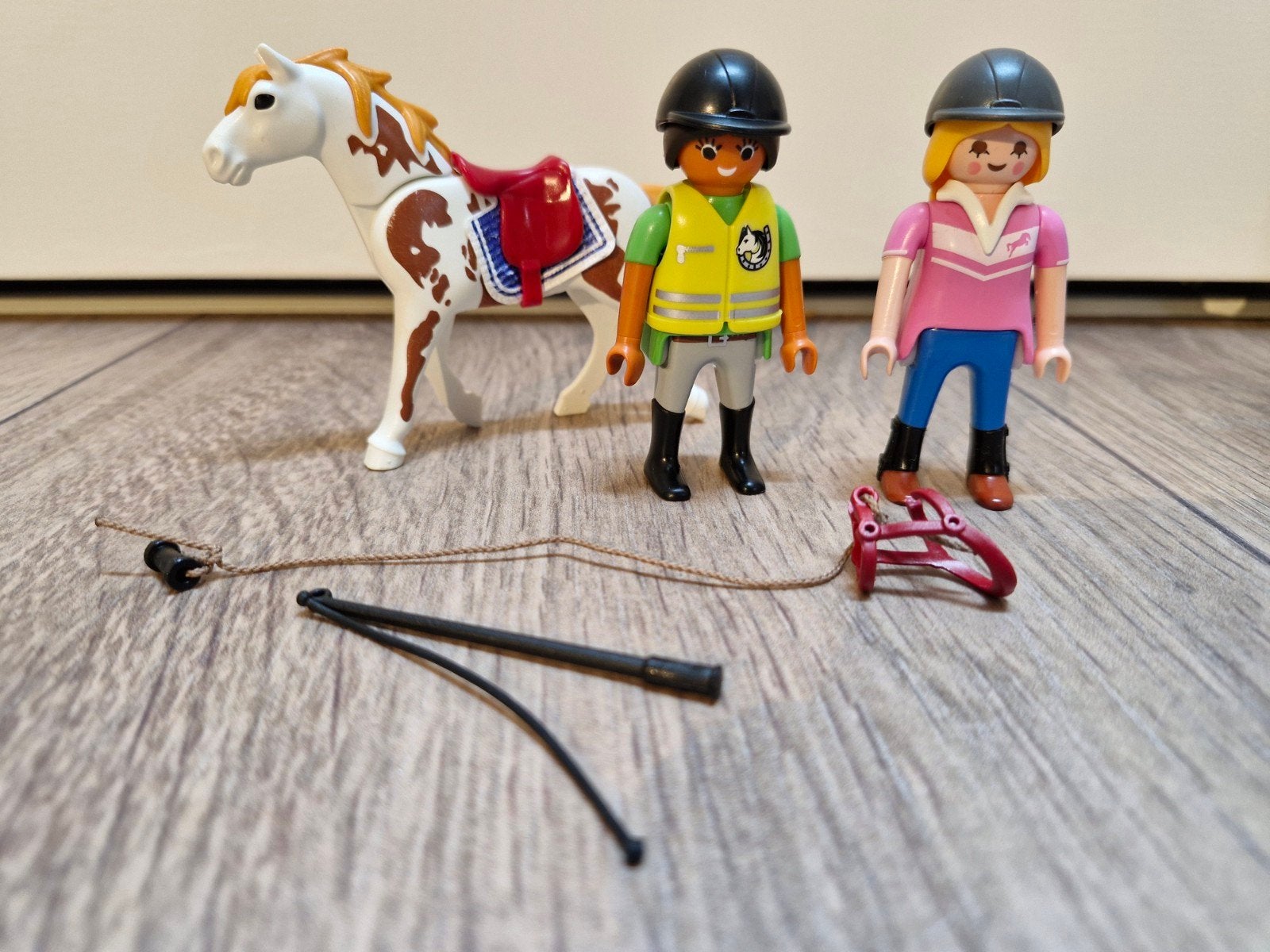 Playmobil Paardrijset met 2 Figuren en Paard, Ophalen, Complete set, Zo goed als nieuw, Country