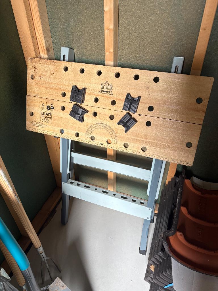 Topcraft opvouwbare werkbank / Workmate, Doe-het-zelf en Verbouw, Werkbanken, Ophalen, Gebruikt, Minder dan 70 cm, Inklapbaar