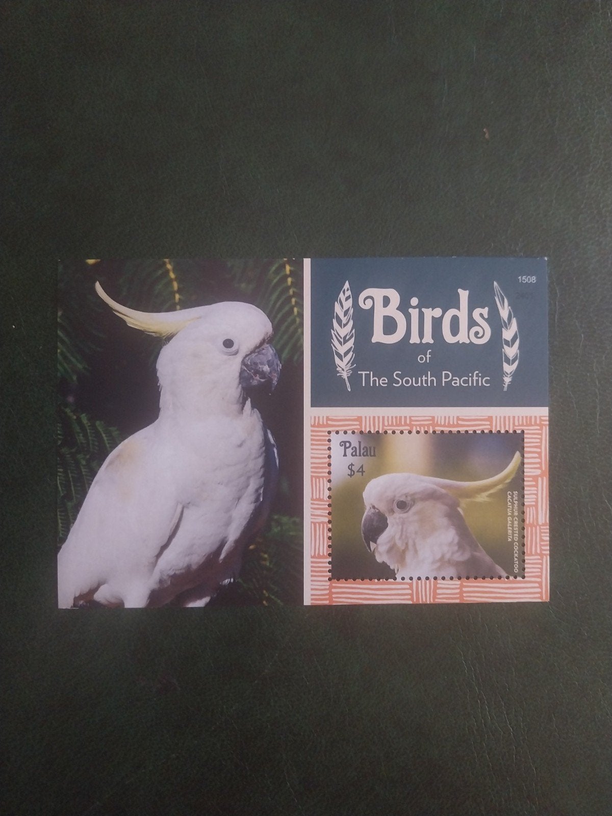 Palau blok 332 vogel kakatu 2015 postfris mi 8 eu, Ophalen of Verzenden, Dier of Natuur