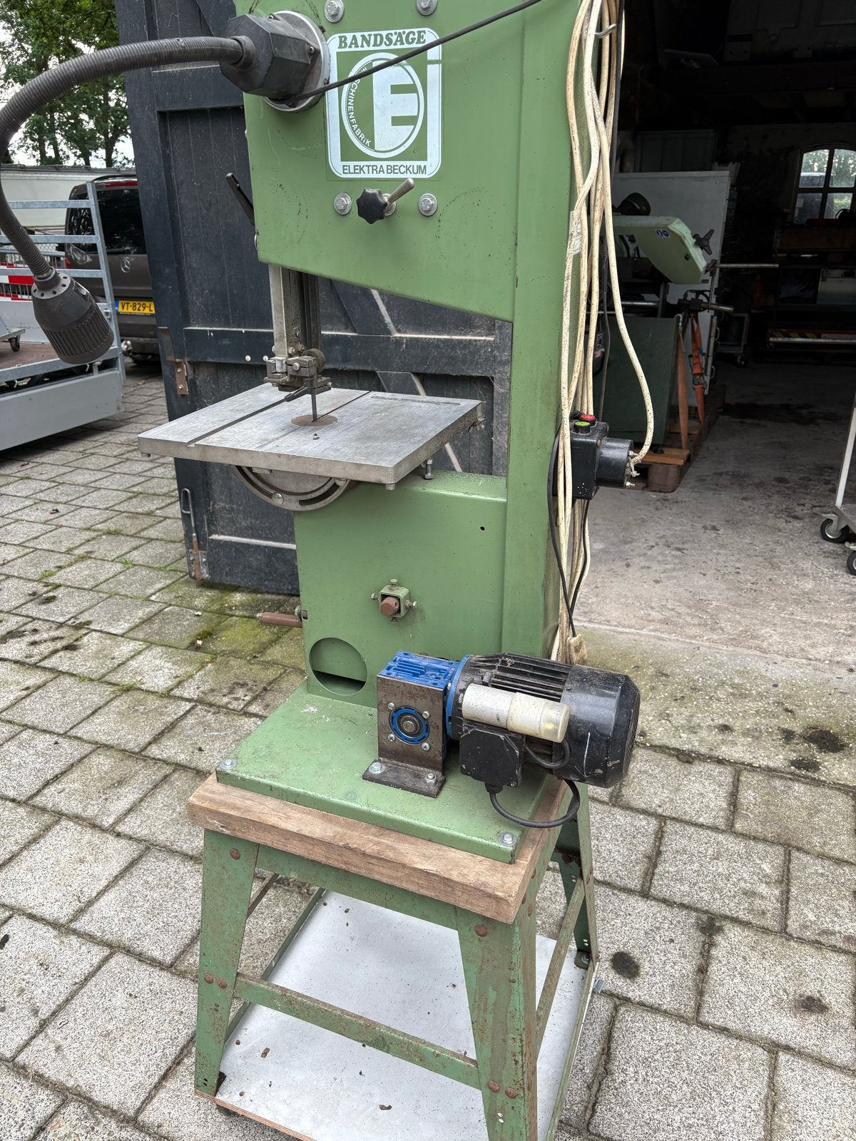 Elektra Beckum Lintzaag - Krachtige zaagmachine, Ophalen, Gebruikt, 70 mm of meer, 600 tot 1200 watt
