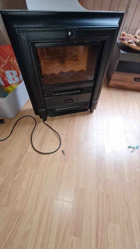Elektrische sfeerhaard - Classic Fire - geeft warmte, Ophalen, Gebruikt, Vrijstaande haard, Elektrische haard