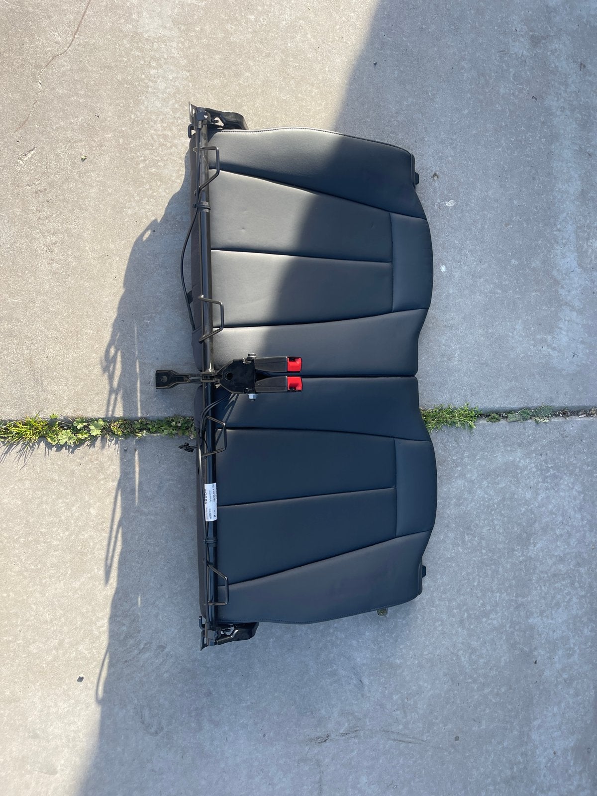 Audi TT 8S achterbank / achterzitting zwart leer origineel, Ophalen of Verzenden, Gebruikt, Audi