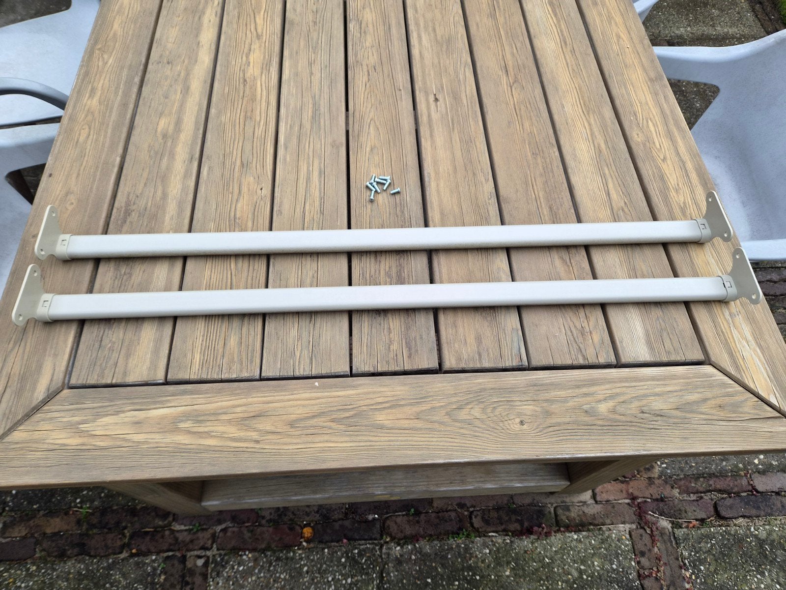 IKEA KOMPLEMENT Kledingroede (2 stuks), Ophalen, Gebruikt