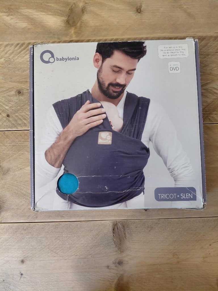 Babylonia Tricot-Slen Organic Ergonomische Draagdoek, Kinderen en Baby's, Babydragers en Draagdoeken, Ophalen of Verzenden, Zo goed als nieuw