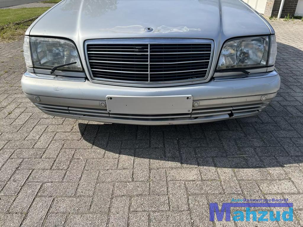 MERCEDES S KLASSE W140 Zilver voorbumper 1991-1998, Gebruikt, Mercedes-Benz AG, Voor, Mercedes-Benz