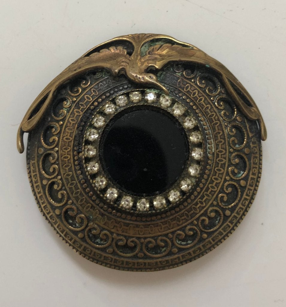 broche van ermani bulatti, Ophalen of Verzenden, Zo goed als nieuw, 4 tot 7 cm, Overige materialen