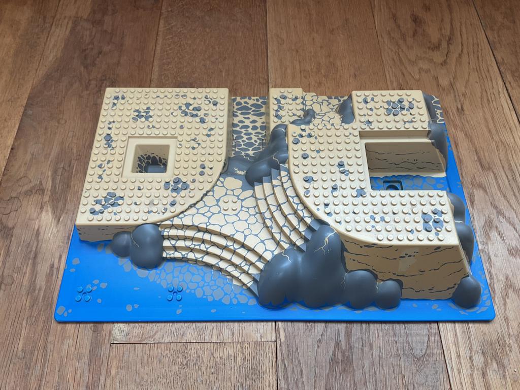 Lego 3-d grondplaat uit set 7047, Lego, Ophalen of Verzenden, Losse stenen, City