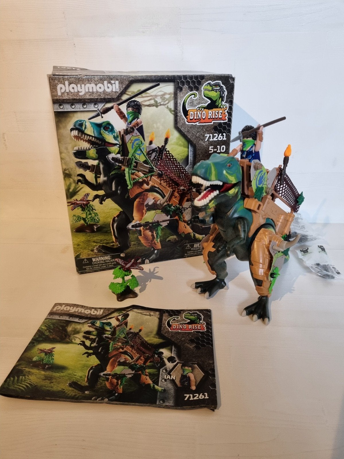 Playmobil Dino Rise T-Rex: Team Dino Rise Set 71261, Complete set, Ophalen of Verzenden, Zo goed als nieuw, Figuren