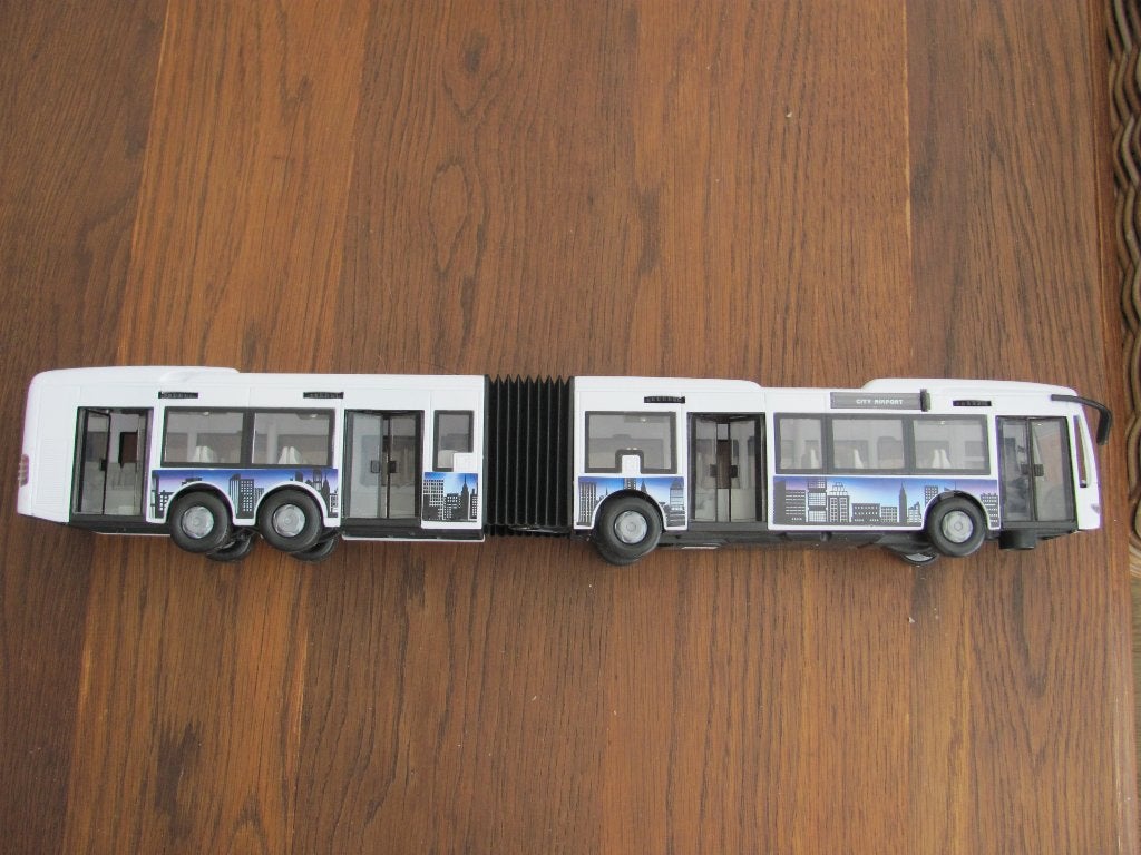 City express bus van Dickie Toys, Ophalen of Verzenden, Zo goed als nieuw